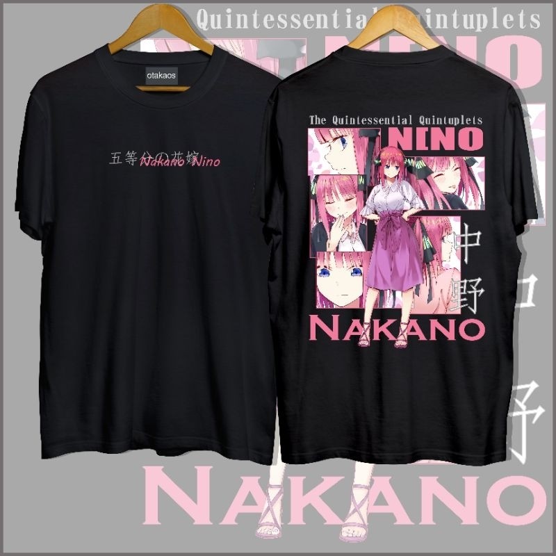 Hiruma Store | Kaos Nakano Nino Distro Anime Gotoubun No Hanayome
