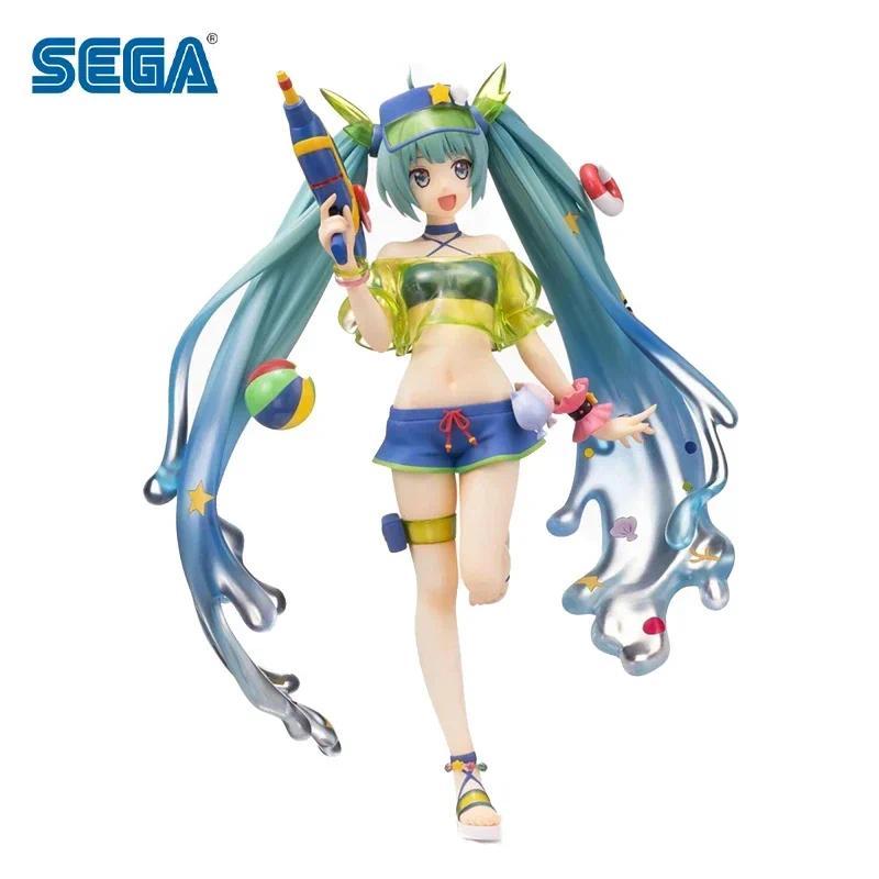 SEGA SPM Figure Hatsune Miku VOCALOID Splash Parade Ver PVC Action Figure Anime Model Toys Collectio