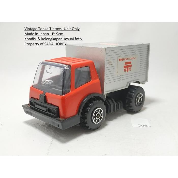 Tonka Tin toys Japan Postal Delivery Truck Kuning Vintage Toys