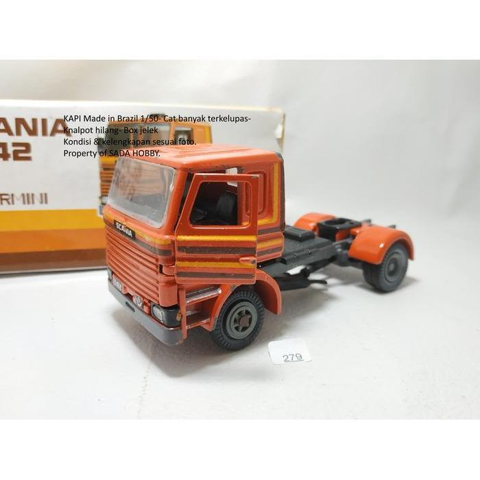 Supermini Skala 1/50 Scania R 142 Truck Made In Brazil