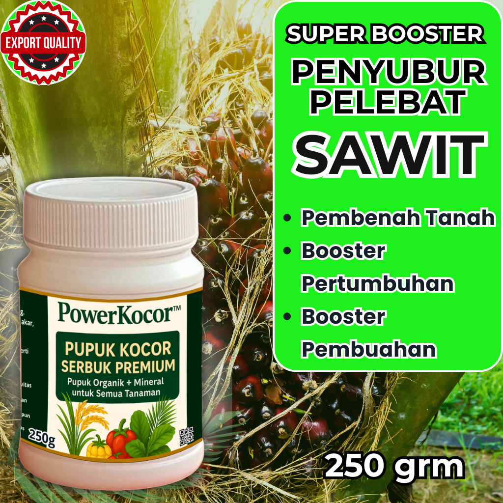 Booster Pelebat Buah & Tandan Sawit | Penyubur Pelebat Sawit | Booster Makro Mikro Sawit | Booster S