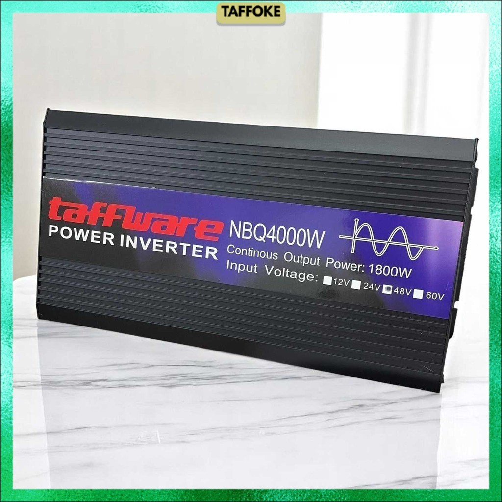 Taffware Power Inverter Mobil Pure Sine Wave DC 48V to AC 220V 4000W - NBQ4000W