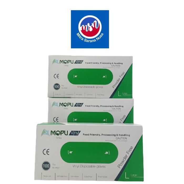 Sarung Tangan Karet Vinyl Transparan Powder Free - Otouch M