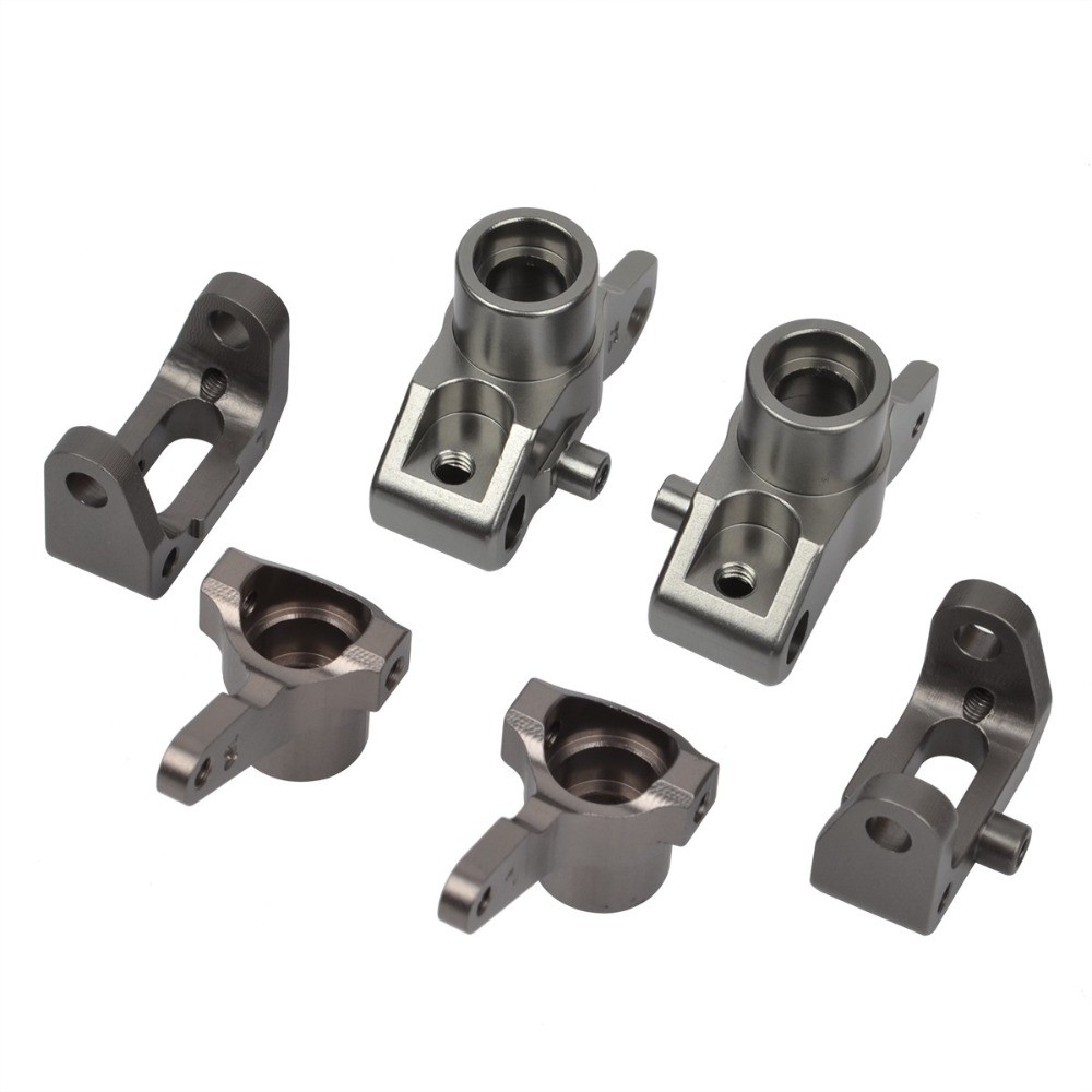RC Aluminum Alloy Front Rear Uprights Arms C-Hubs Suitable for Kyosho Optima Mid assis Upgrades Part
