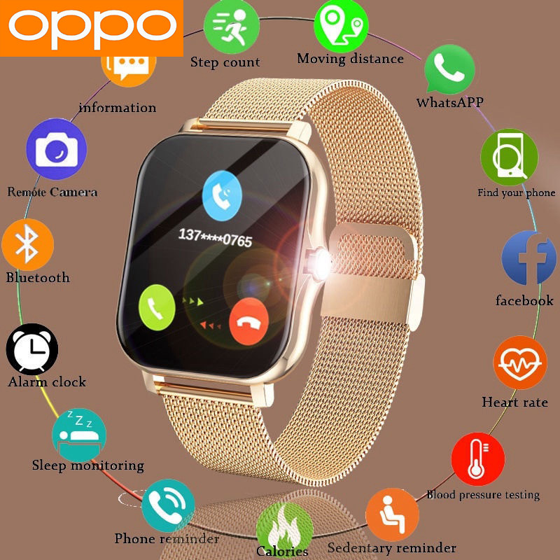 OPPO Hot Selling New Smart Wat For Men Women Newest Sport SmartWat Faces Bluetooth Call Sports Fitne