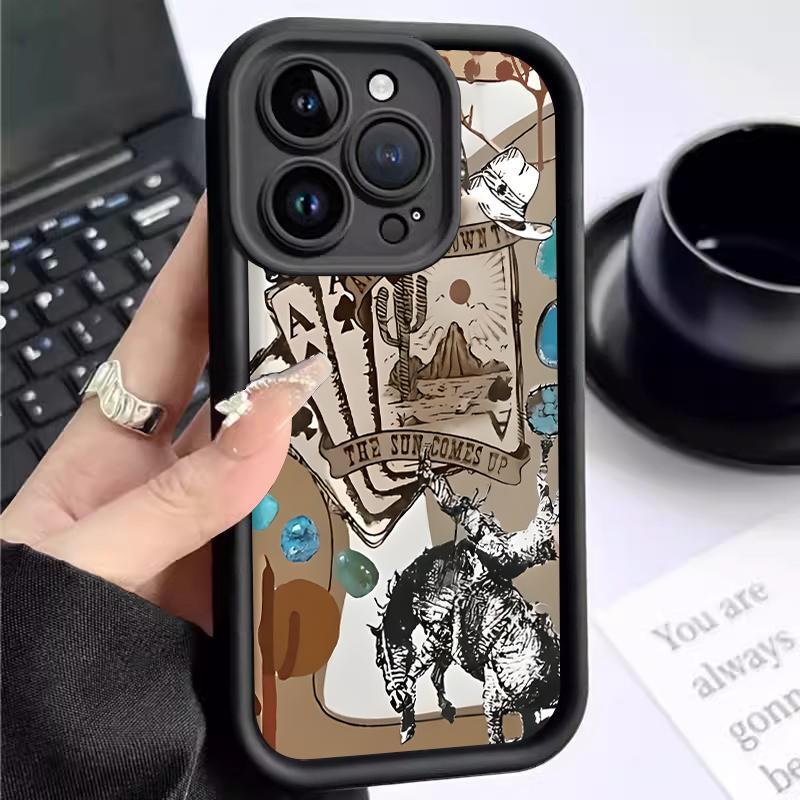 Softcase OPPO Case Reno6 Lite Reno3 4G Reno4 5G F Reno5 K Silicon Anticrack Pro Cartoons Kartu Berma