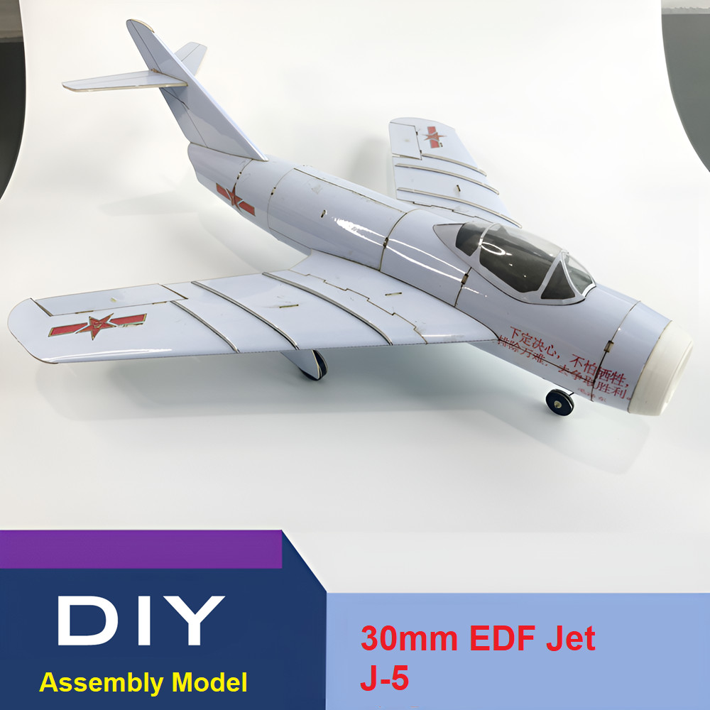 RC Airplane Jet 30mm J-5 Micro Aircraft Assembly Model