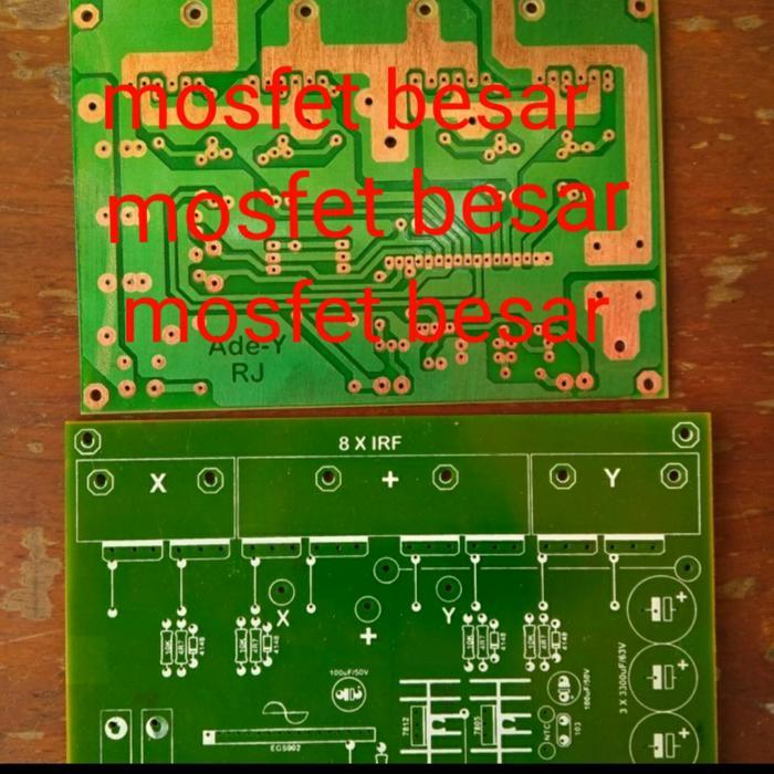 pcb inverter egs002 psw - fet besar