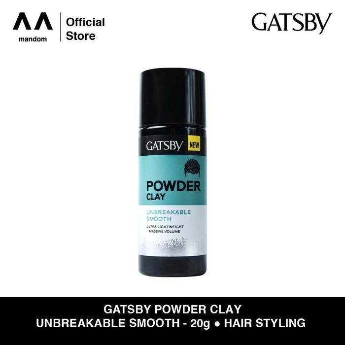 Gatsby Powder Clay Unbreakable Smooth 20g - Powder Clay,Gatsby