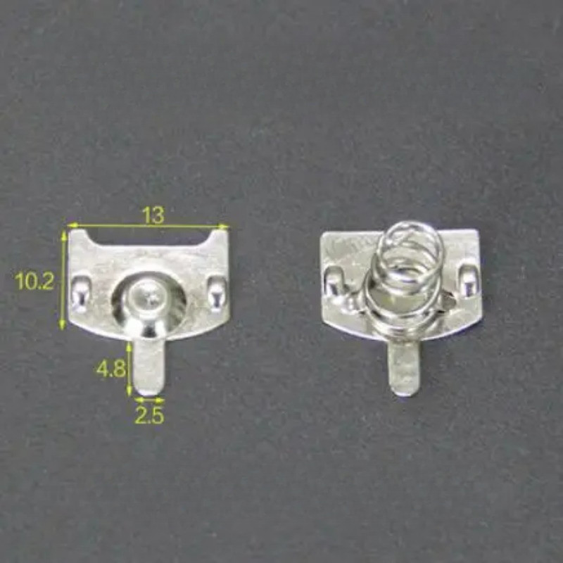 100pairs AA No 5 battery 13 * 102MM spring contact sheet battery box positive and negative negative 