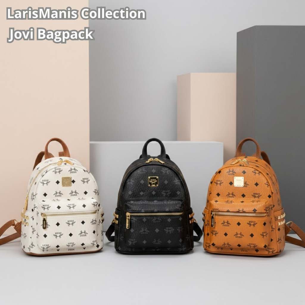 MKMC Tas Ransel Wanita Backpack Import Multifungsi - Jovi Backpack