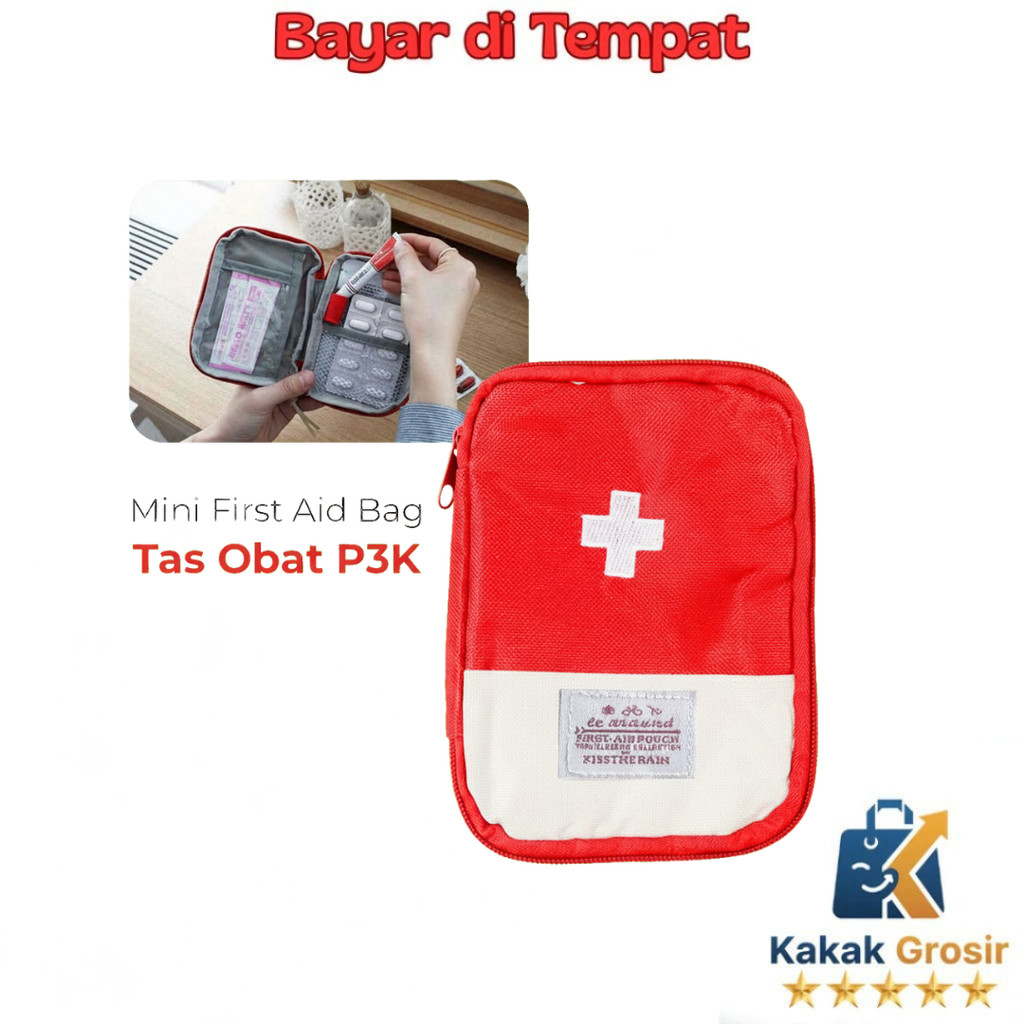 Tas Medis Emergency Pocket - Pouch Kecil Obat-obatan P3K
