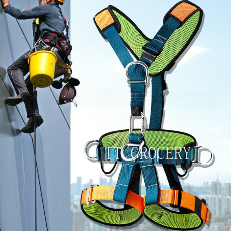Climbing Harness Adjustable Fall Protection Harness Detaable Fall for Men Tree Climbing Gear Hunting