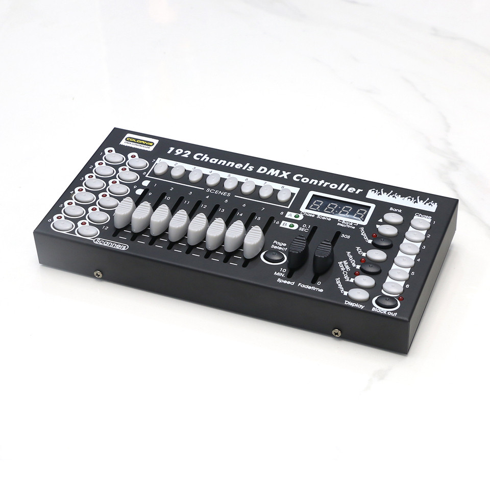 DMX Console DJ Sound Party Projector Moving Head Laser sco Lights Mini 192 Channels DMX Controller