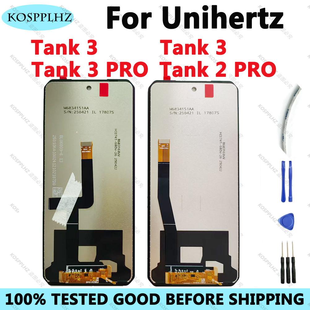 100% Tested For Unihertz Tank 2 Tank1 LCD splay Tou Screen gitizerFor Unihertz Tank 2Pro Tank 3 Pro 