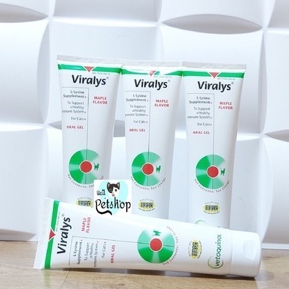 Viralys L-LYSINE Suplemen Supplement Oral Gel For Cats Lysine Kucing 142gr