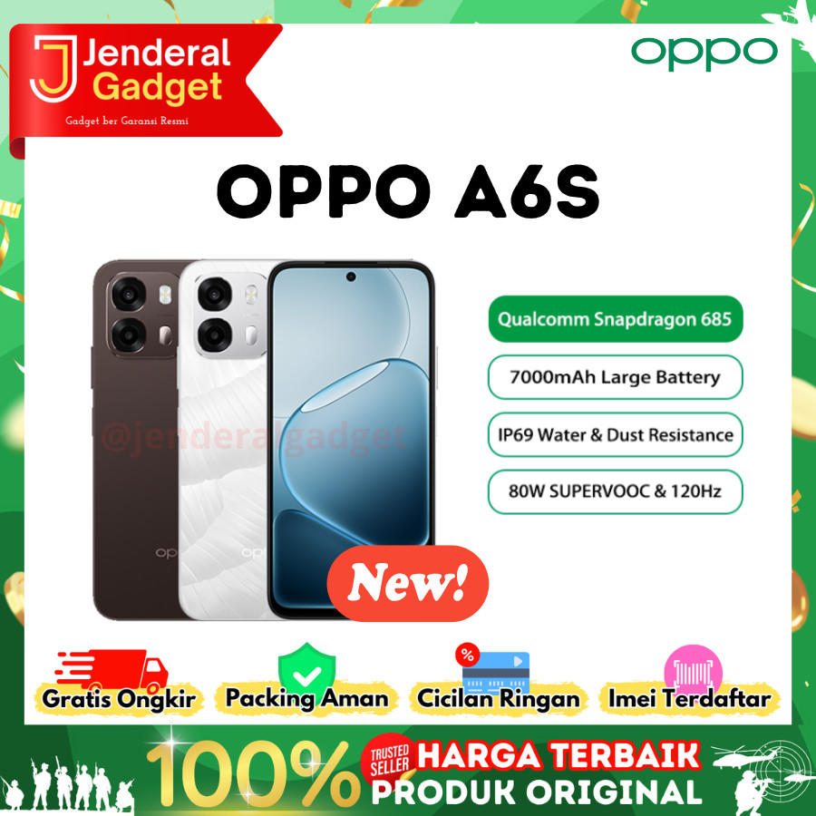 Oppo A6s 4G 8/128GB NFC Garansi Resmi