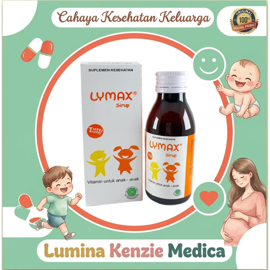LYMAX Syrup 100ml - Vit Anak - Suplemen Anak - SIMEX