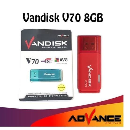 READY Trend-FLASHDISK 8GB VANDISK V70 ORIGINAL 100% USB 8GB/16GB