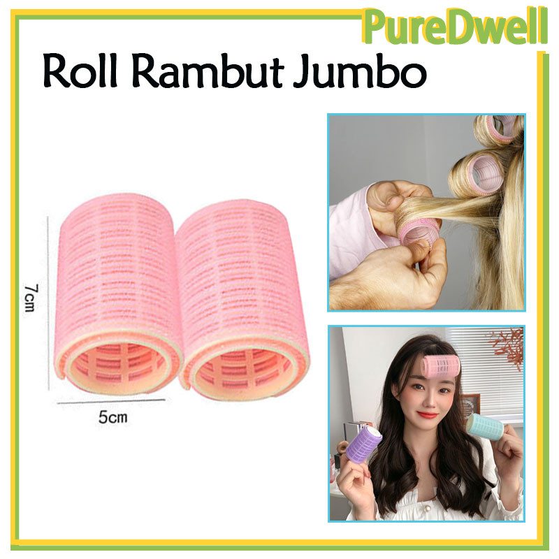 magic roll gulungan keriting /gulungan rambut serbaguna/roll rambut gulung velcro