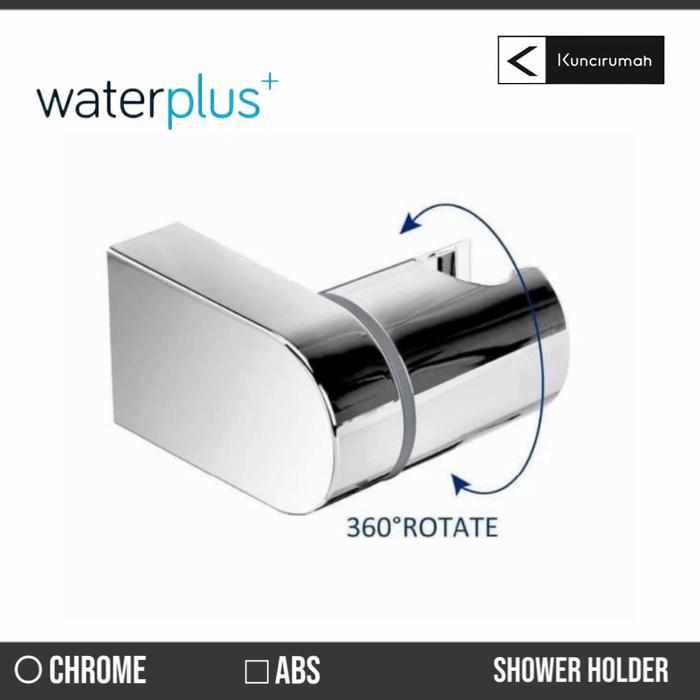 Shower Holder Waterplus Dudukan Shower Mandi Adjustable Rotasi Brecket Shower
