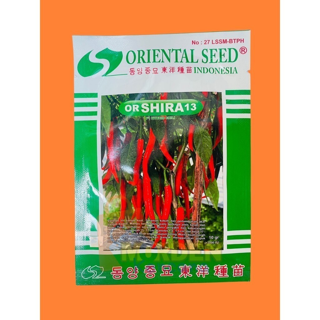 Benih cabai merah besar f1 or SHIRA 13 isi 10gr dari ORIENTAL SEED