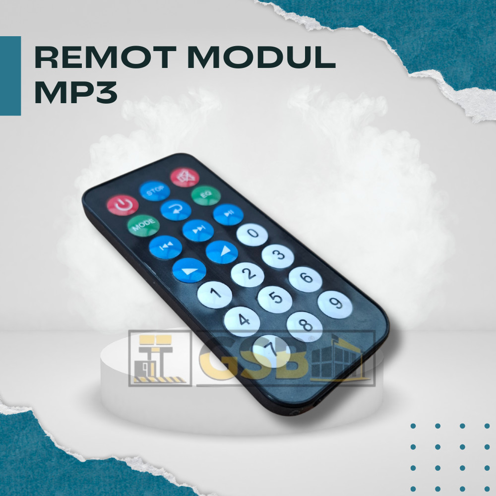 Remote Modul MP3 Untuk Amplifier Speaker Aktif Dan MP3 Player