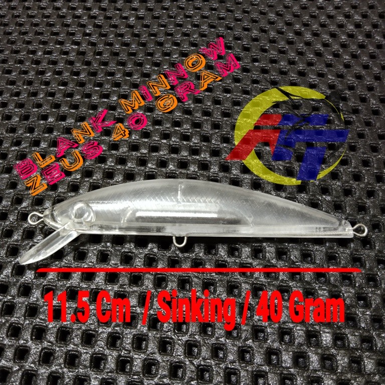 BISA (COD) BLANK LURE MINNOW MINOW SINKING 25 30 40 GRAM