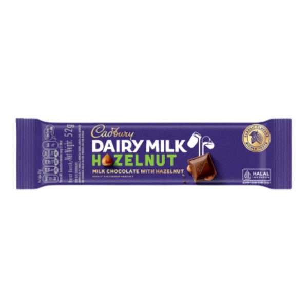 CADBURY DAIRY MILK HAZELNUT 52 GR - COKELAT