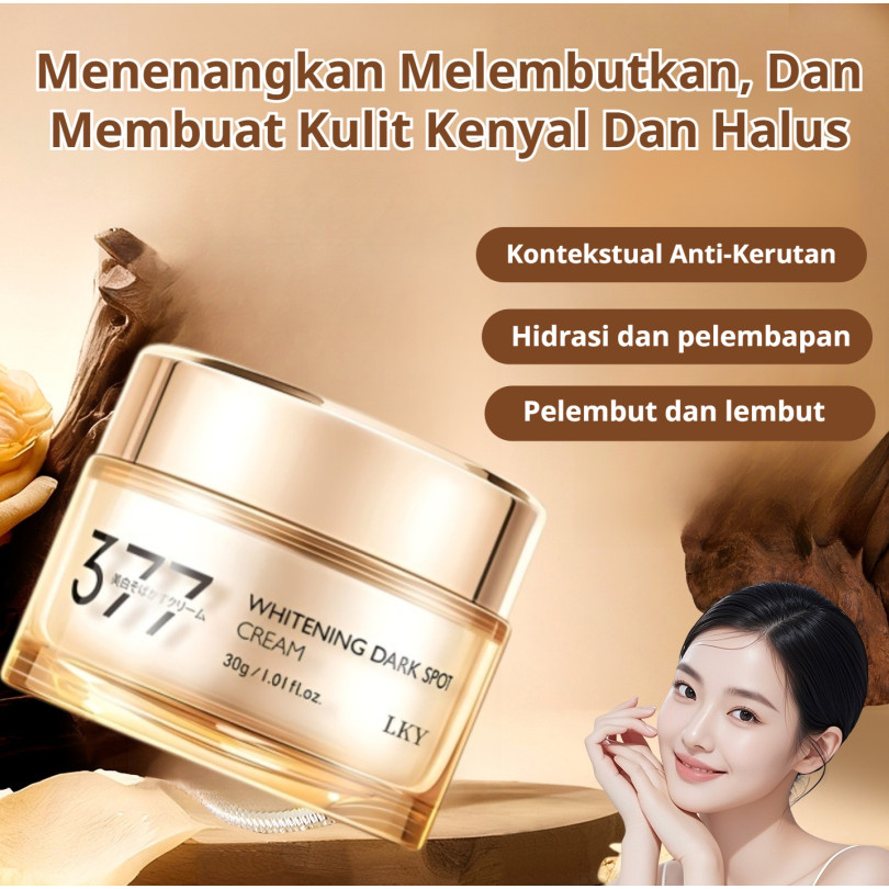 Kirim dalam 24 jam/377 Cream Flek Hitam Membandel Cream Pemutihan Penghilang Flek Hitam 30g Wajah Gl