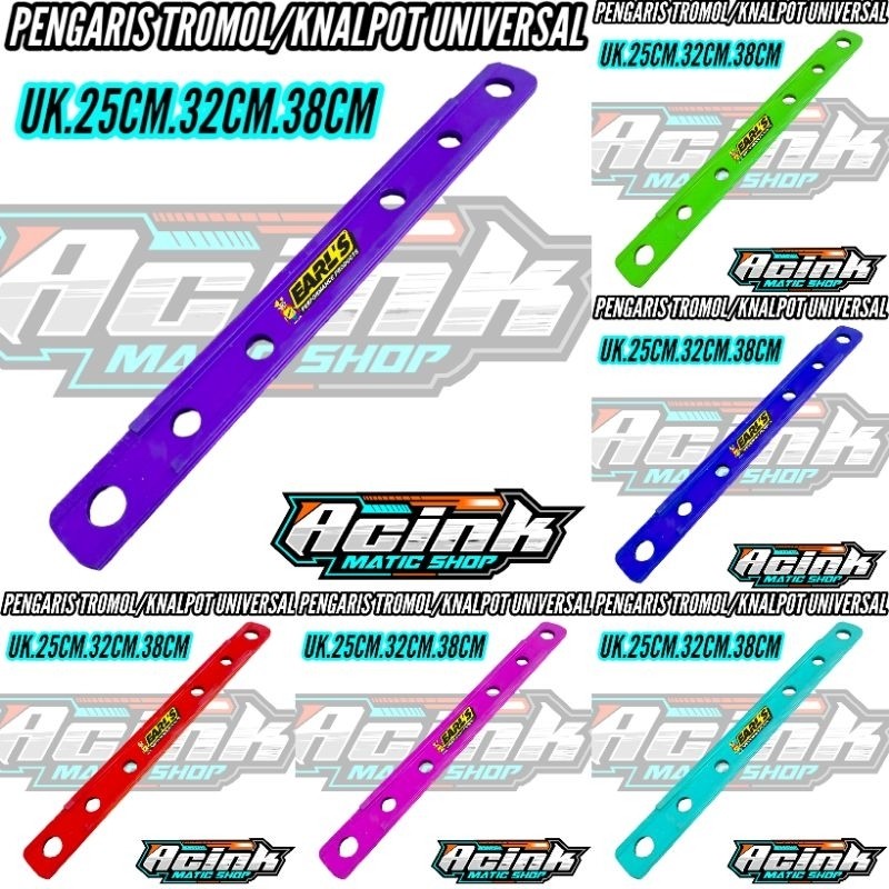 Penggaris Knalpot CNC Penggaris Rem Tromol Belakang Bracket pangkon Knalpot