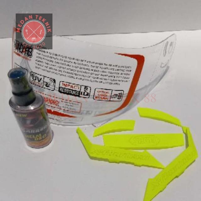 MEDANTEKNIK88 Paket Flat Visor INK CLMAX Cl max + Spoiler Custom bonus Parfum + post / top