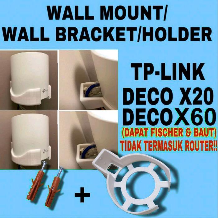 NEXTECH Tp Link Deco X10 X20 X50 X60 Wallmount bracket - -, -