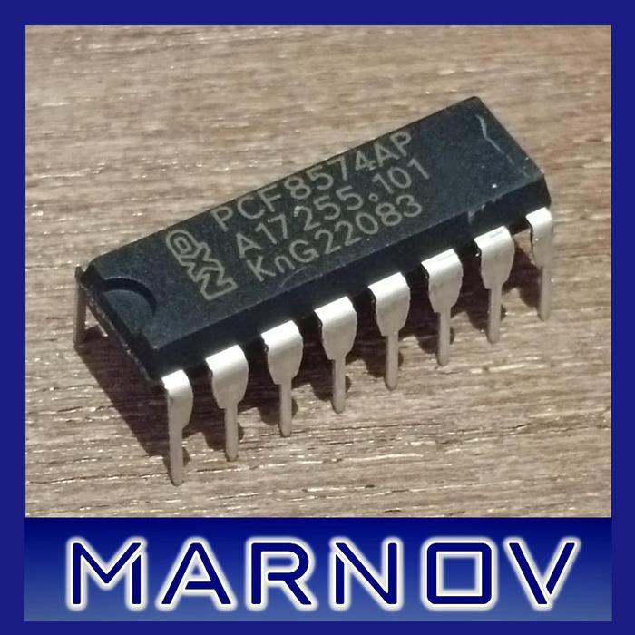 10PCS IC PCF8574AP DIP GPIO 8-bit I/O Expander I2C bus 16P 16 pin PCF8574A copy