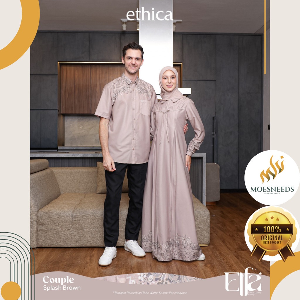 [PO] Ethica Baju Couple Pasangan 2026 Splash Brown