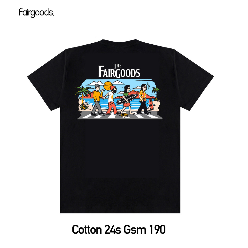Fairgoods Kaos - The Fairgoods - Hitam