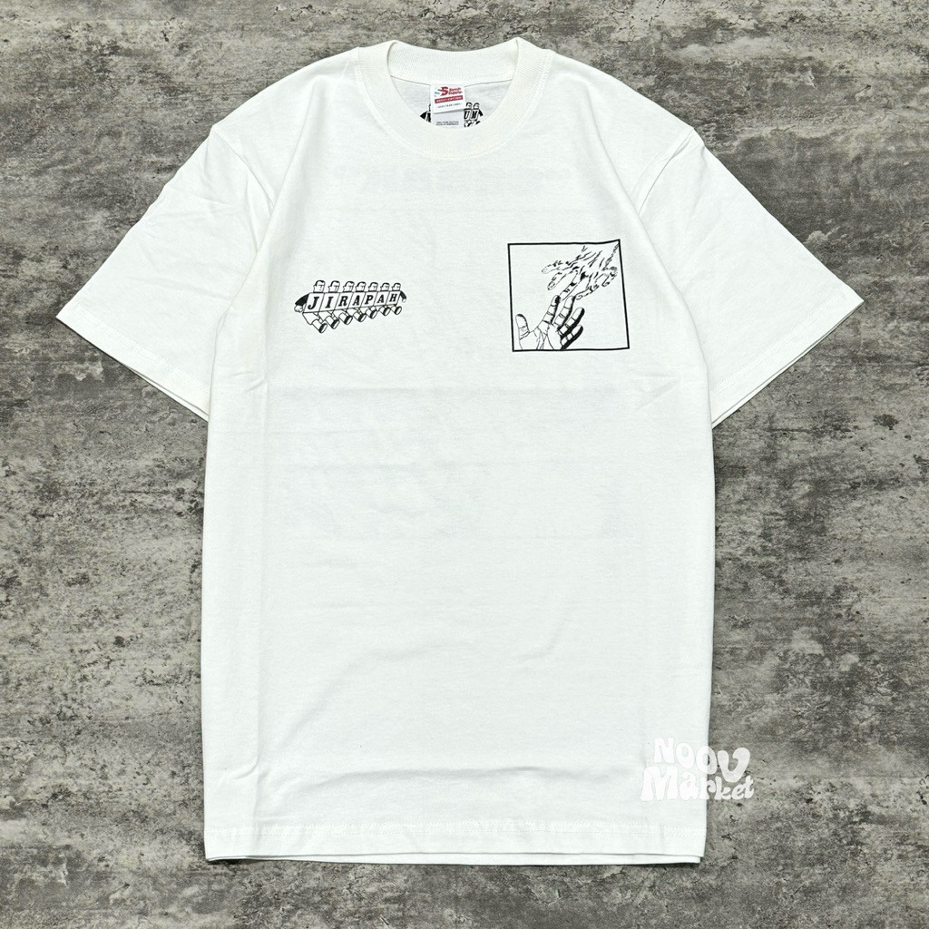 Jirapah - Sesak Tshirt - White | Official Merchandise | Noov Music Merchandise