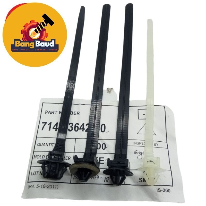 Klip Pengikat Penjepit Kabel Klem Clip Cable Perapih Insulock Mobil motor