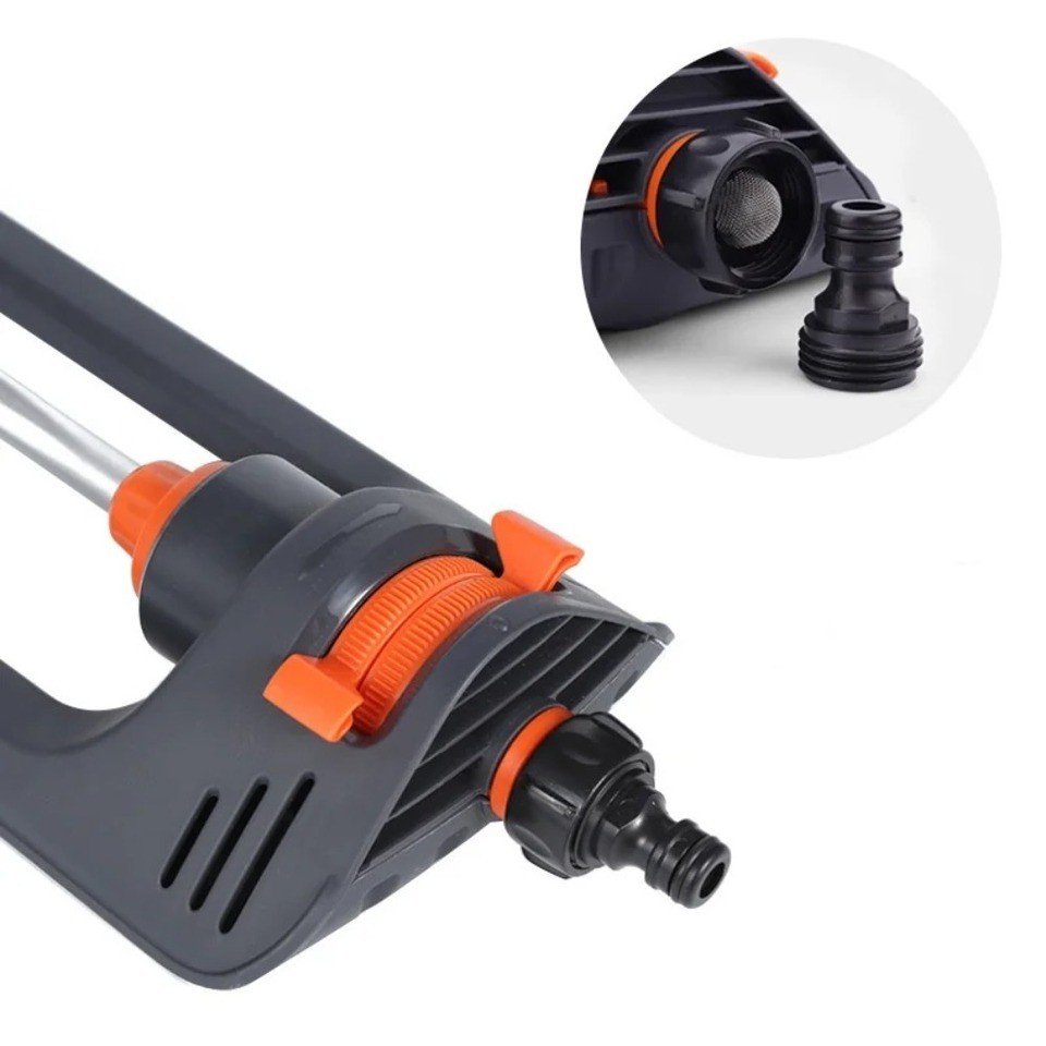 Lawn Yard and Garden Horticultural Irrigation ToolOscillating Sprinkler Multi-Hole Self-Oscillating 