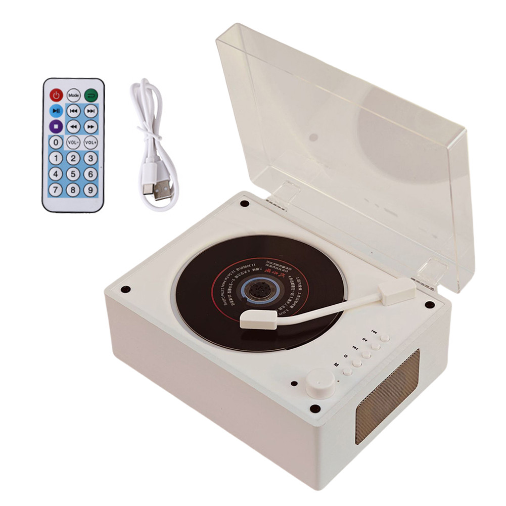 Portable CD Player Rechargeable Support CD BT USB 35mm AUX CD Music Player Bluetooth 50 Speaker Desk