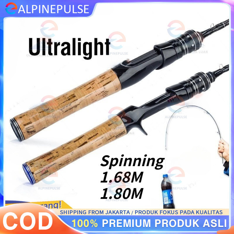 Spinning Baitcasting Casting Fishing Rod Fishing Pole Joran simanalagi Pancing Bahan Ultra Ringan Pa