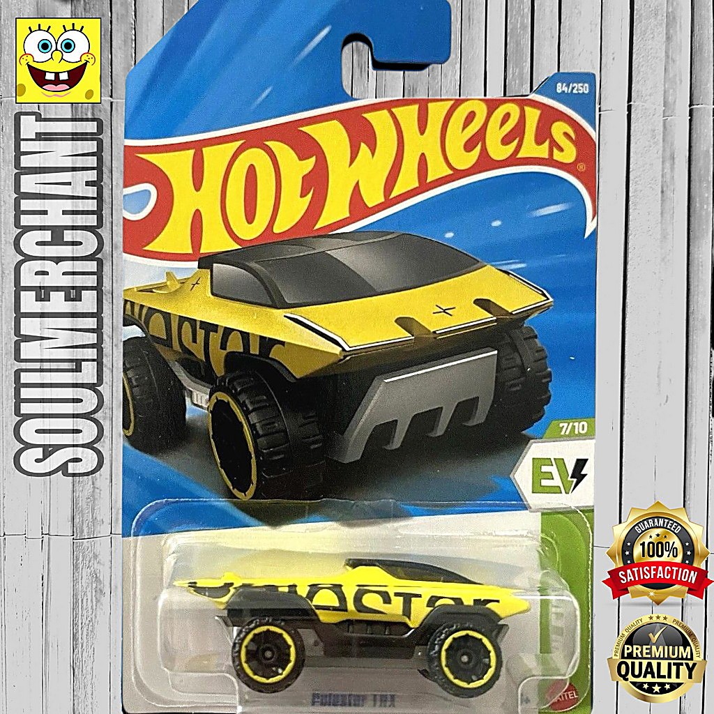 Hot Wheels Polestar TRX Kuning Diecast Mobil Offroad Futuristik
