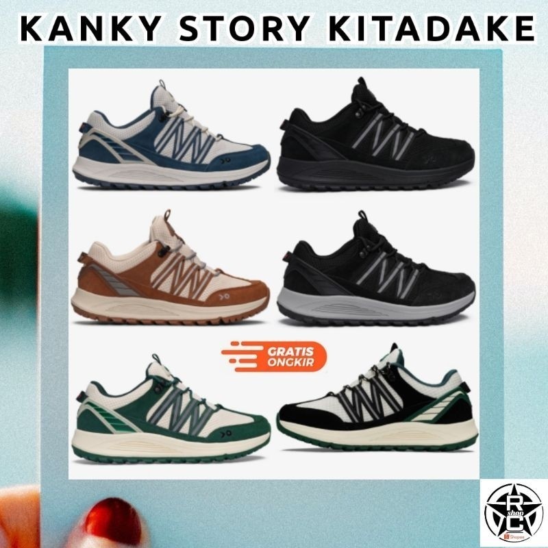 Sepatu Kanky Story Kitadake / Sepatu pria gunung sporty casual