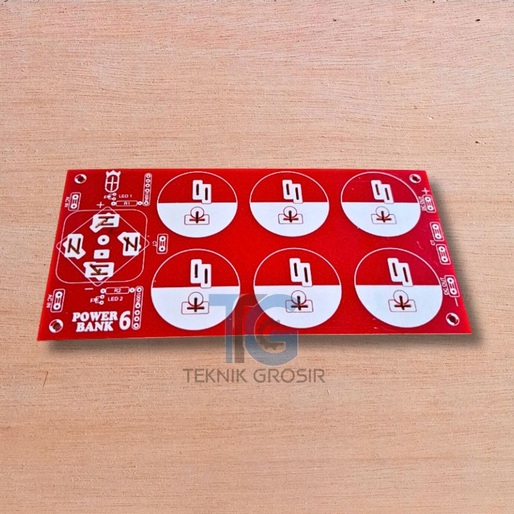 PCB Power Supply Amplifier 6 Slot Elco AC Ke DC Dengan Dioda Kiprok Sisir