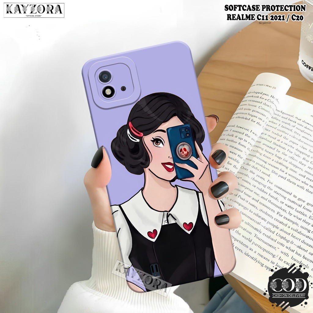Case REALME C11 2021 / C20 Terbaru - Fashion Case Kartun - Casing REALME C11 2021 / C20 - Silikon Pr