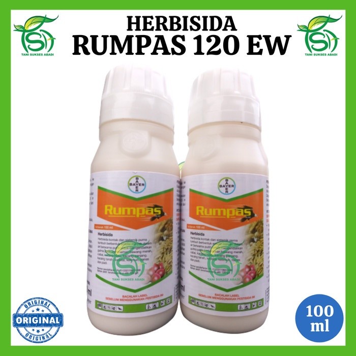 Herbisida Rumpas 120EW 100 ml - Obat Rumput/Gulma pada Cabai & Kedelai