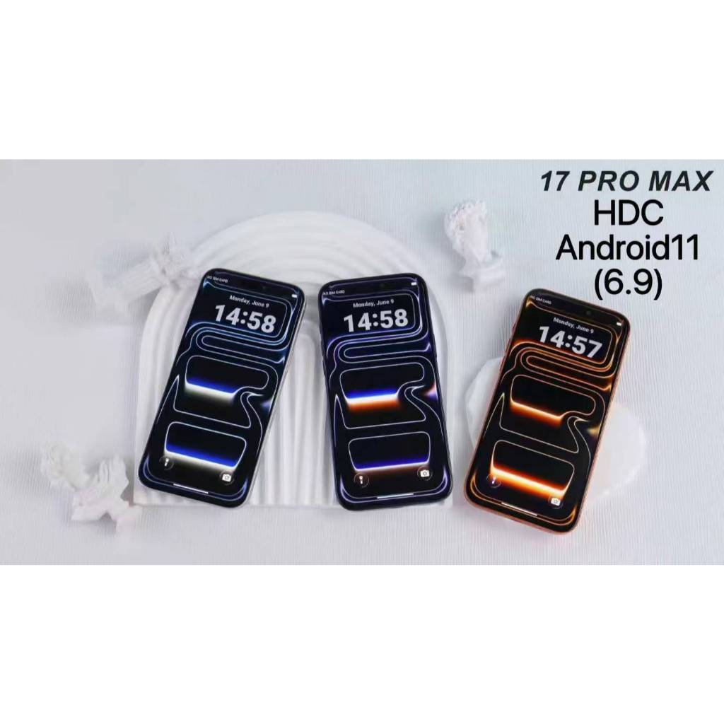 hp iPhone 17 Pro Max KW Baru 100% Android11 Garansi bisa behasa Indonesia Hrg Termurah 6.9inch