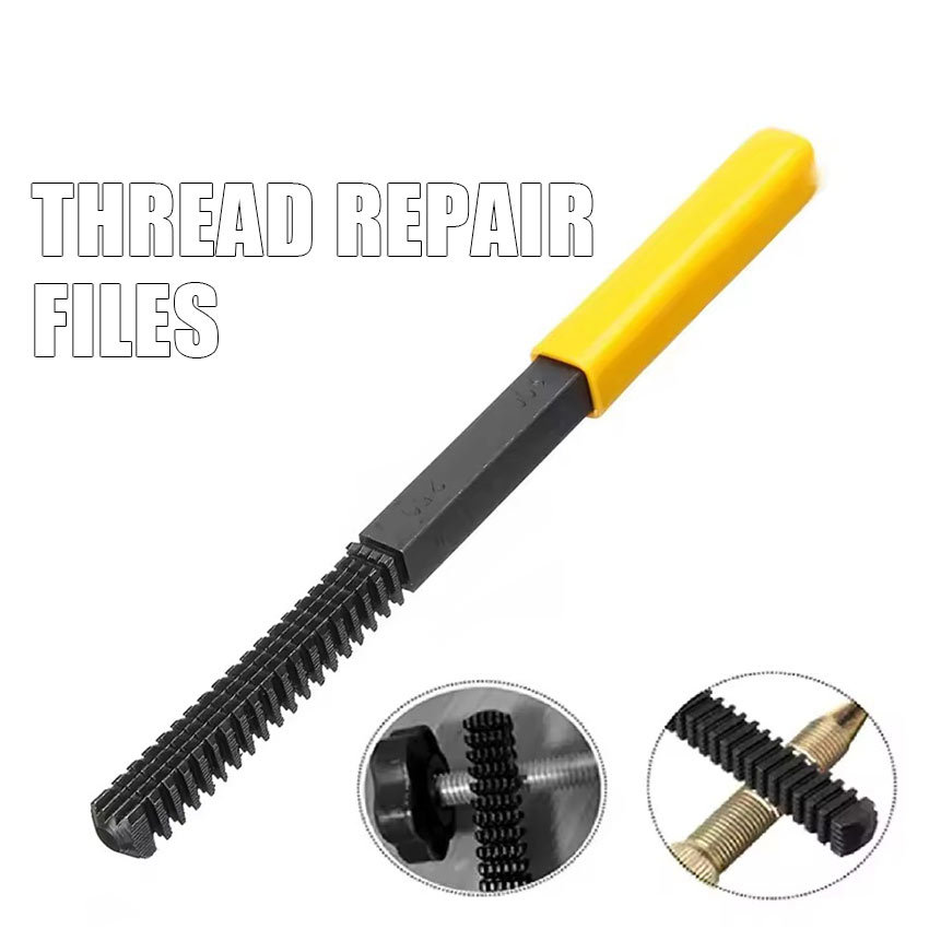 DOM RACK Alat Ulir Drat Baut HEAVY DUTY Steel Kikir Drat Baut Pengasah Drat External Thread Restorer