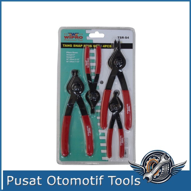 WIPRO Tang Snap Ring Set-4Pcs 6" / 8" (TSR-S4)
