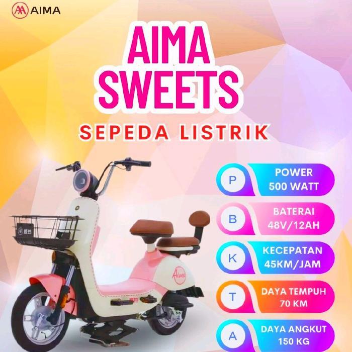 Aima Mini bear Sepeda listrik yang bergaransi - aima Dolce